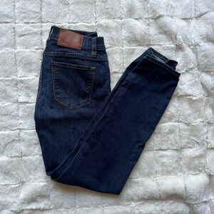 Women’s J Crew Toothpick Dark Blue Jeans